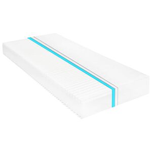 vidaXL matracis ar 7 zonām, 80x200 cm, PU putas, 16 cm, H2, H3