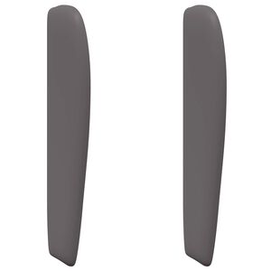 vidaXL Galvgaļa auss Dūmakaini pelēks 80 x 23 x 6 cm PVC