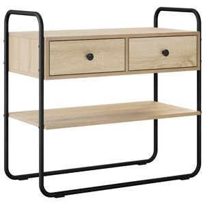 vidaXL Konsoles galds Sonomas ozols 80 x 40 x 75 cm Inženierijas koks