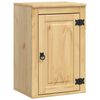 vidaXL Plakans SKI Medus Brūns 40 x 32 x 60 cm Ciets priedes koks