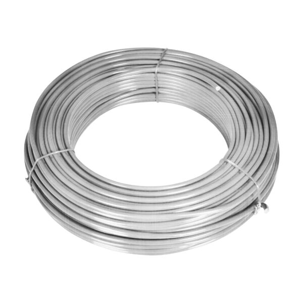 vidaXL stiepļu žogs, stabi, cinkots tērauds, 15x1,25 m, sudraba krāsā