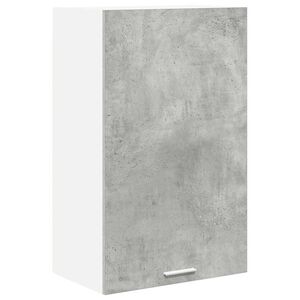 vidaXL Piekarams skapītis Betona pelēks un balts 50 x 31 x 80 cm