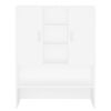 vidaXL veļasmašīnas skapītis, balts