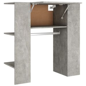 vidaXL gaiteņa skapītis, betonpelēks, 97,5x37x99 cm, inženierijas koks