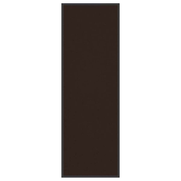 vidaXL durvju paklājs, brūns, 60x180 cm