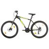 vidaXL kalnu velosipēds, 21 ātrums, 27,5'', 42 cm, melns