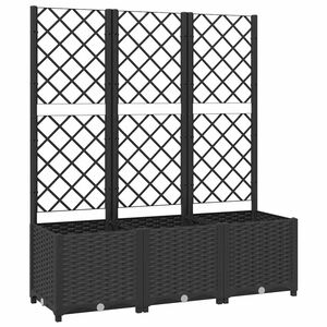 vidaXL Dārzs Melns 120 x 40 x 136 cm