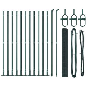 vidaXL Žoga āķis Zaļa