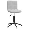3087667 vidaXL Swivel Dining Chairs 4 pcs Light Grey Velvet (334429&times;2)