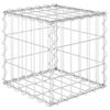 vidaXL gabions, augstā puķu kaste, tērauda stieple, 30x30x30 cm