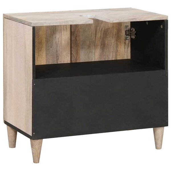 vidaXL Vannas istabas skapītis ar uzglabāšanu Balts 62 x 33 x 58 cm