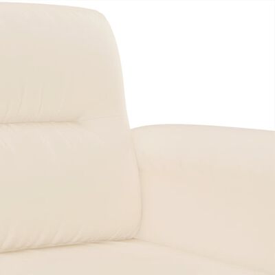 vidaXL divdaļīgs dīvānu komplekts ar matračiem, bēšs audums