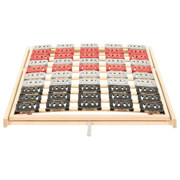vidaXL gultas redeles, 12 līstītes, regulējamas, 80x200 cm