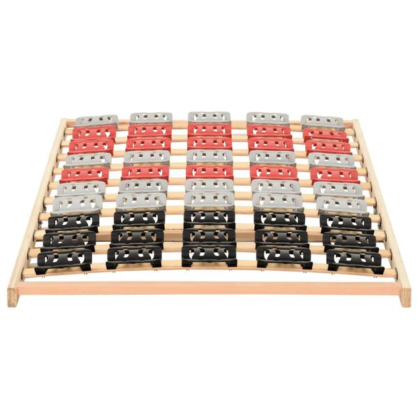 vidaXL gultas redeles, 12 līstītes, balsti, 100x200 cm