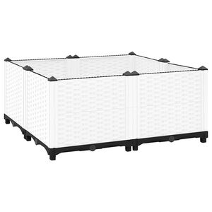 vidaXL puķu kaste, 80x80x38 cm, polipropilēns