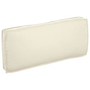 vidaXL Spilvens Oksforda audums Krēmkrāsa 120 x 50 x 12 cm