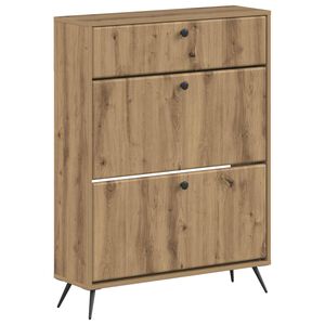 vidaXL Apavu skapis BREDA 78 x 24 x 103 cm Inženierijas koks