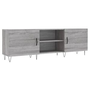 vidaXL TV skapītis, pelēka ozola krāsa, 150x30x50cm, inženierijas koks