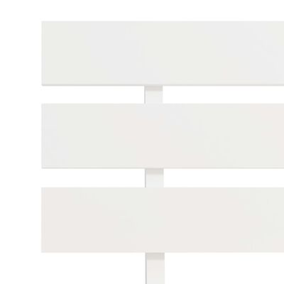 vidaXL gultas rāmis, balts, priedes masīvkoks, 90x200 cm