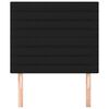 vidaXL galvgalis, melns, 100x5x118/128 cm, audums