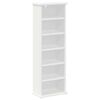 vidaXL CD skapis Balts 60 x 17 x 92 cm Inženierijas koks