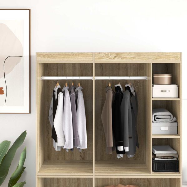 vidaXL Skapja stieple 12 pcs Sudraba 764 x 15 x 29 mm