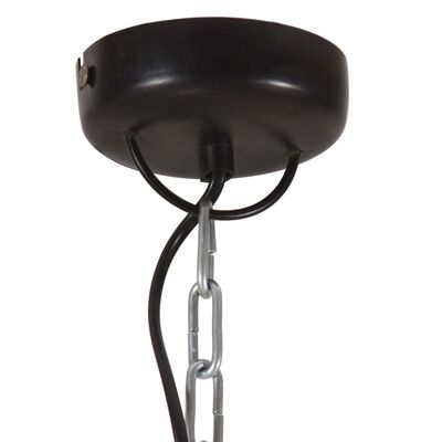 vidaXL griestu lampa, industriāls dizains, melna, 32 cm, E27