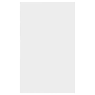 vidaXL kumode ar 3 atvilktnēm, balta, 120x41x75 cm, skaidu plāksne