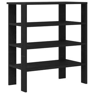 vidaXL apavu skapītis melns 61x32x70 cm inženierijas koks