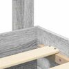 vidaXL Gultas rāmis Pelēks Sonoma 200 x 200 cm Inženierijas koks