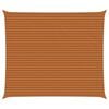 vidaXL Saules ēnas buras Oranžs un brūns 7 x 6 m