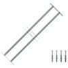 Regulējama logu dro&scaron;ības reste ar 2 stieņiem, 700 - 1050 mm