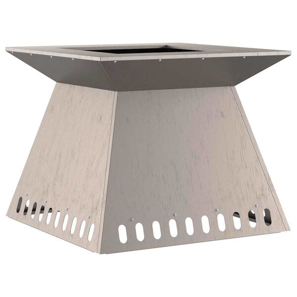 vidaXL Uguns bedre Brūna 60 x 60 x 50 cm Novecināts tērauds