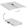 vidaXL Ramp for Wheelchair 270 kg Sudraba 92 x 73 x 5 cm Alumīnijs