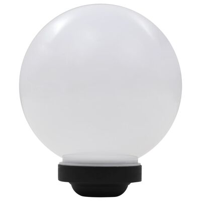 vidaXL sfēriskas āra LED solārās lampas, 3 gab., 20 cm, RGB, baltas