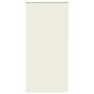vidaXL rullo žalūzijas, aptum&scaron;ojo&scaron;as, gandrīz baltas, 105x230 cm, audums, platums 100,7 cm, poliesters
