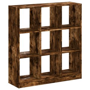 vidaXL grāmatplaukts, ozola krāsa, 102x32x108 cm, inženierijas koks