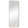 vidaXL sienas spogulis, zelta krāsā, 40x100 cm, taisnstūra