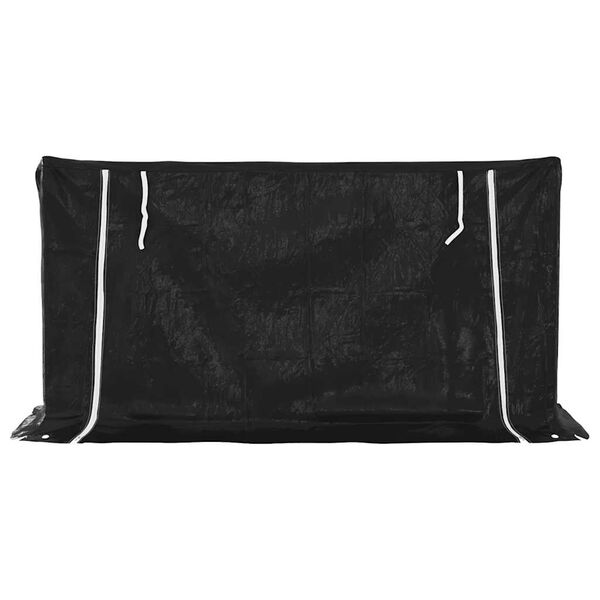 vidaxL malkas plaukts ar lietus pārsegu, 200,5x60,5x110,5 cm