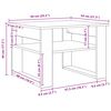 vidaXL Kafijas galdiņ&scaron; Vecs koks 64 x 54 x 44 cm Inženierijas koks