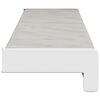 vidaXL Logu palodze Marmora teksts -enure 100 x 15 x 4,5 cm PVC