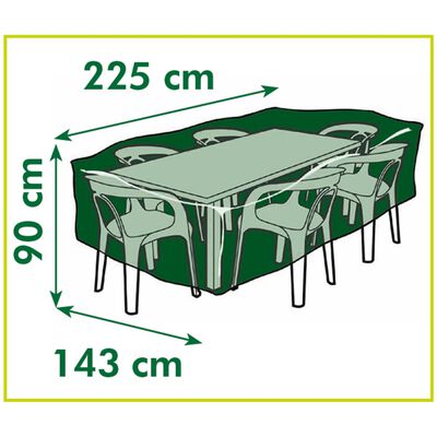Nature dārza mēbeļu pārklājs taisnstūra formas galdiem, 225x143x90 cm