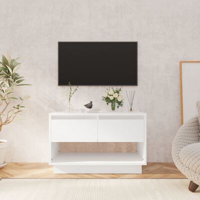 vidaXL TV skapītis, balts, 70x41x44 cm, skaidu plāksne