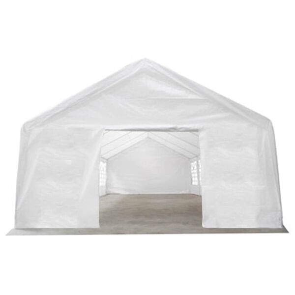 vidaXL Telts audums bez rāmja Balts 12 x 6 m PE