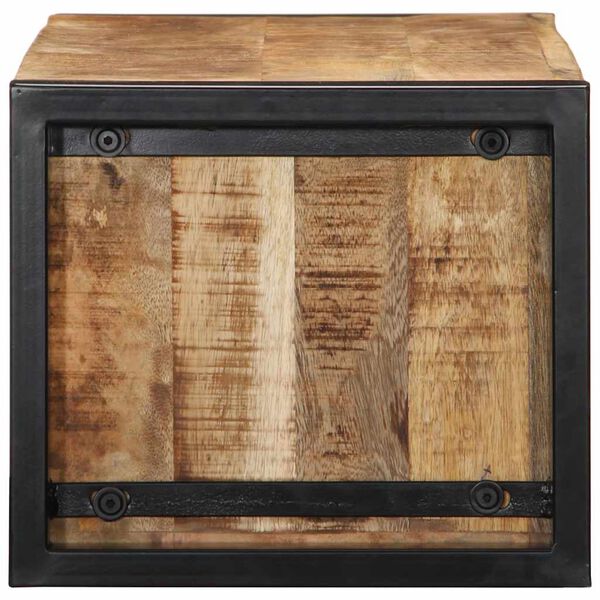 vidaXL TV skapis 80x30x25 cm Masīv Rough Wood Mango