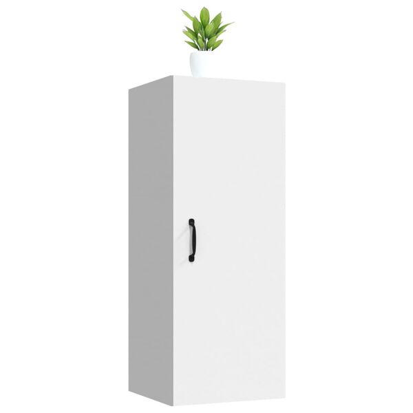 vidaXL piekarams skapītis, balts, 34,5x34x90 cm, inženierijas koks