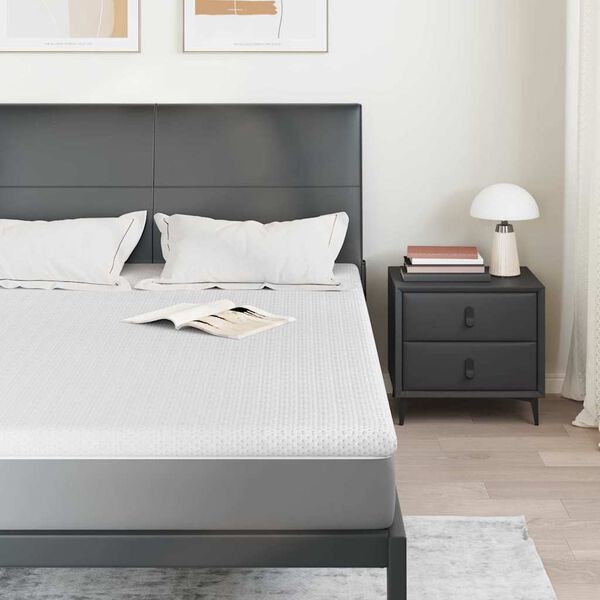 vidaXL Matracis Balts 140 x 200 cm Žakarda audums