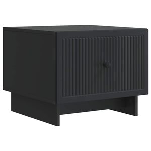 vidaXL Kafijas galdiņ&scaron; Melns 49 x 50 x 40 cm Inženierijas koks