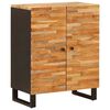 vidaXL Uzglabā&scaron;anas bufets 60 x 33 x 75 cm Cieta mango koksne Brūna