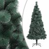 vidaXL mākslīgā Ziemassvētku egle ar statīvu, zaļa, 150 cm, PET